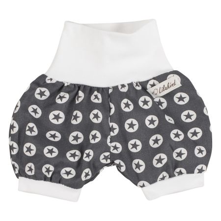 Kurze Baumwoll Hose Kreise Grau