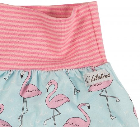 Shorts Flamingo Rosa 74/80