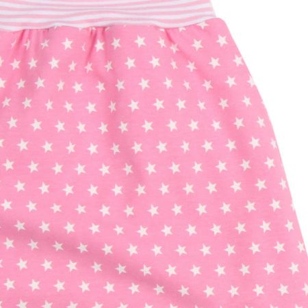 Jersey Strampelsack Sterne Rosa Weiß Gefüttert 0-3 Monate
