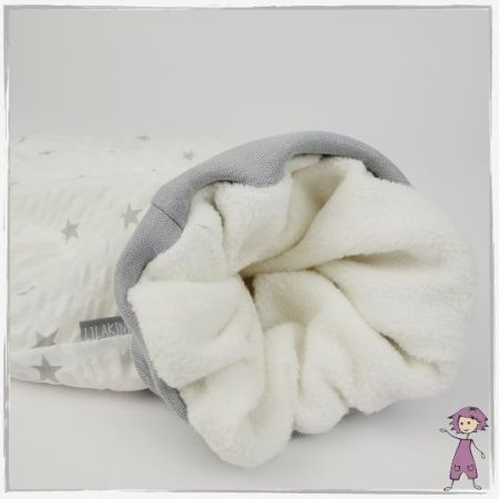 Krepp Strampelsack Sterne