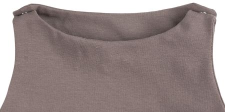 Baby Strampler Taupe Elefant