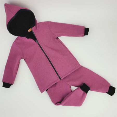 2 tlg. Softshell Set Jacke & Hose Meliert