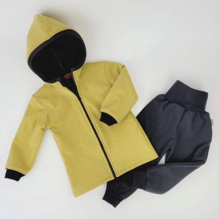 2 tlg. Softshell Set Jacke & Hose Meliert