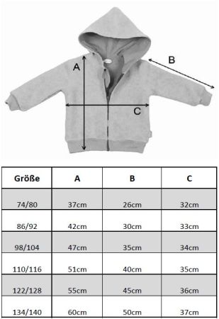 Walk Kapuzen Jacke Altrosa Sterne