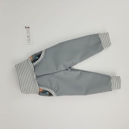 Softshellhose Grau Waldtiere Gr.56/62
