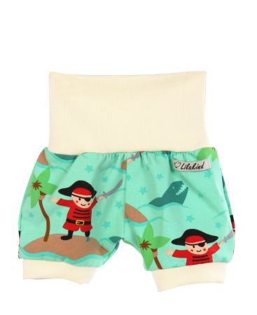 %Sale% Kurze Pumphose Shorts Buxe Sommerhose Piraten Motiv 62/68