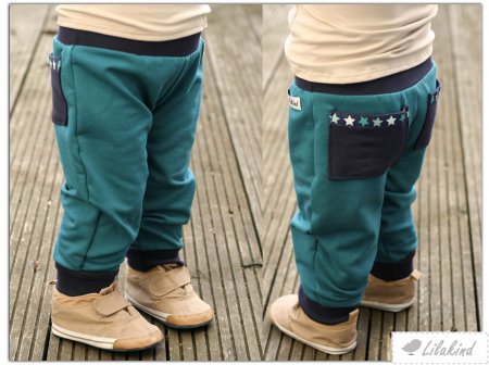 %Sale% Jersey Pumphose Hose Babyhose Kinderhose Sterne Gr. 74/80