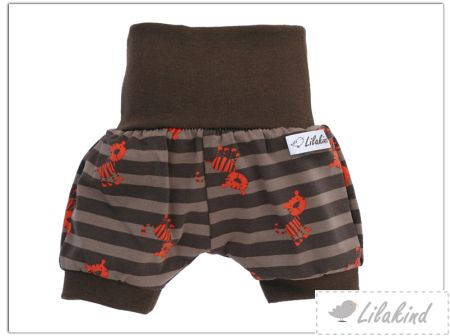 Pumphose kurz Streifen Tiger 74/80