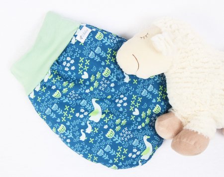 Strampelsack wattiert Tier Motiv Gänse 12-24 Monate