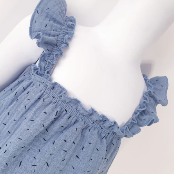 Musselin Träger Kleid