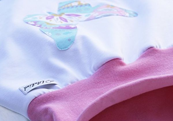 Strampelsack Schmetterling Gefüttert