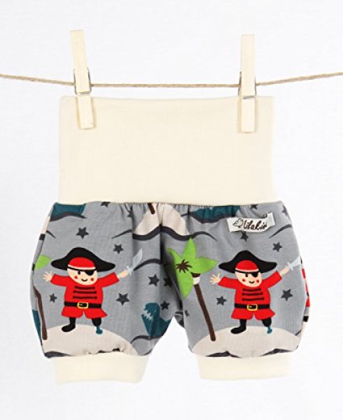 2 Teiliges Set Kurze Pumphose Sommerhose Piraten 62/68