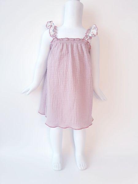 Musselin Träger Kleid