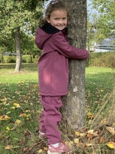 2 tlg. Softshell Set Jacke & Hose Meliert