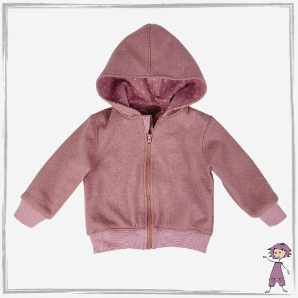 Walk Kapuzen Jacke Altrosa Sterne
