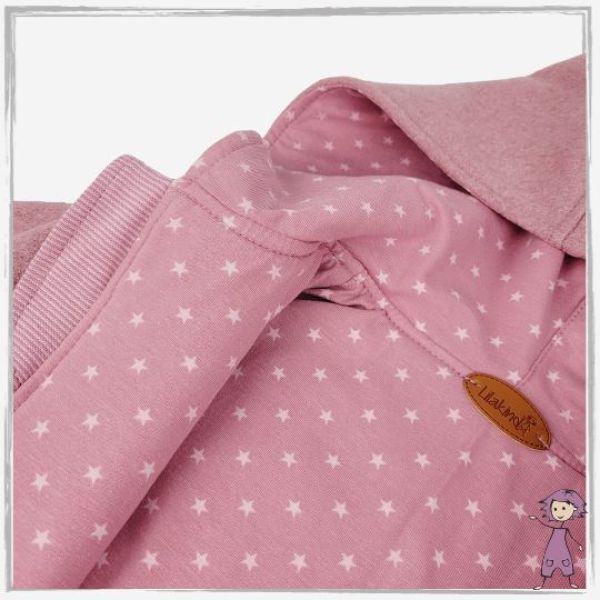 Walk Kapuzen Jacke Altrosa Sterne