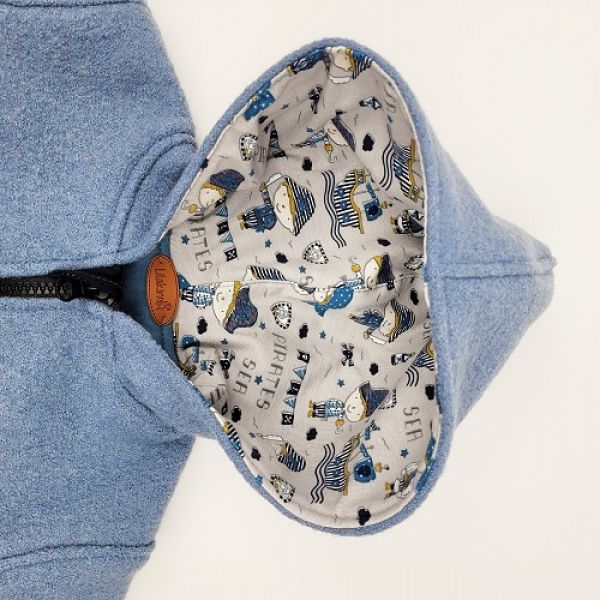 Walk Kapuzen Jacke Jeansblau Piraten