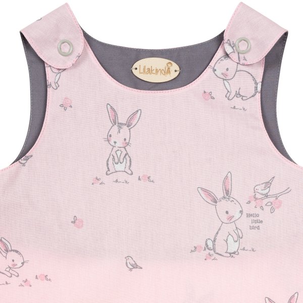 %Sale% Träger Kleidchen Rosa Bunny 68/74