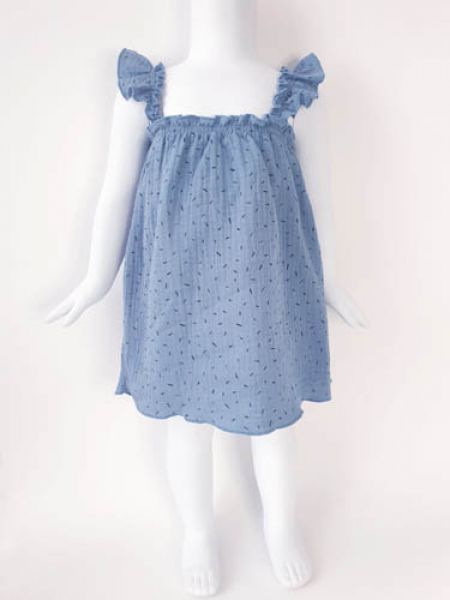 Musselin Träger Kleid