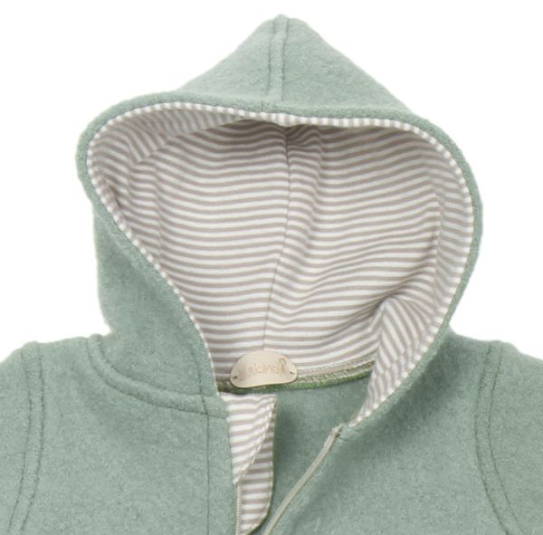 Walkloden Kapuzen Overall Mint Grün