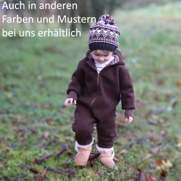 Walk Overall Grau Meliert Pastell Tiermuster