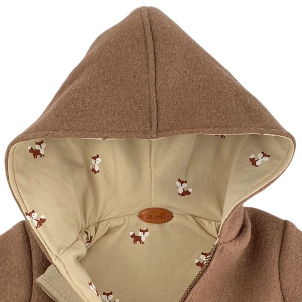 Walkloden Kapuzen Overall mit Taschen