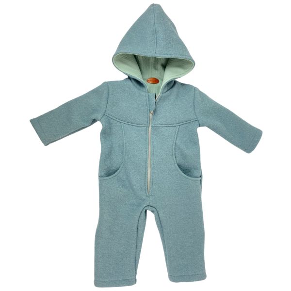 Walkloden Kapuzen Overall mit Taschen