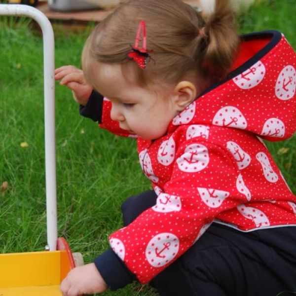 Overall Softshell Anker Rot Marine Gr. 56/62