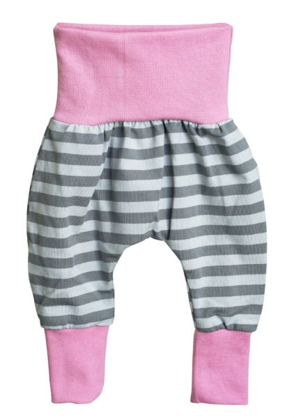 Pumphose Jersey Grau Streifen 50/56