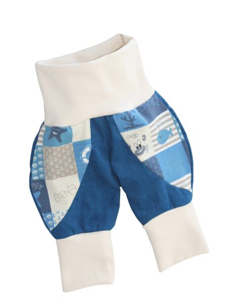 Pumphose Cord Blau Maritim