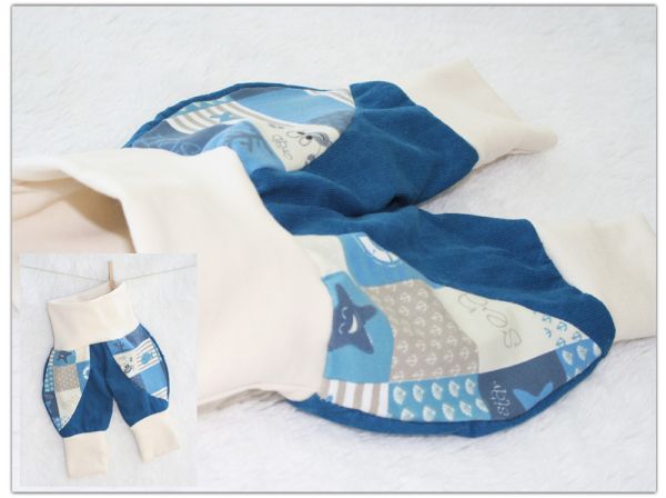 Pumphose Cord Blau Maritim