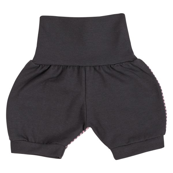 Kurze Pumphose Shorts Buxe Sommerhose Gestreift mit Stern Applikation