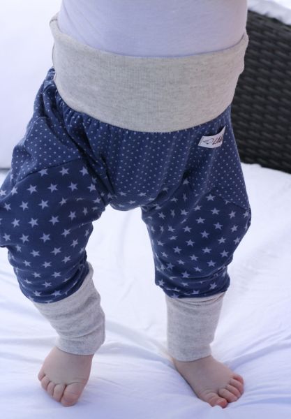 Pumphose Blau Sterne Jersey
