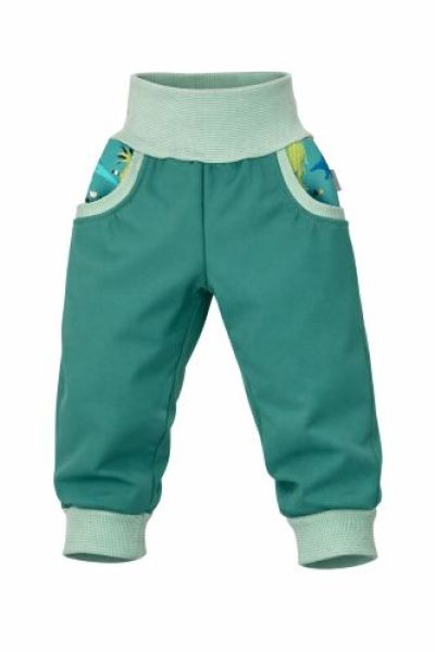 Softshell Hose Petrol-Grün Dinosaurier