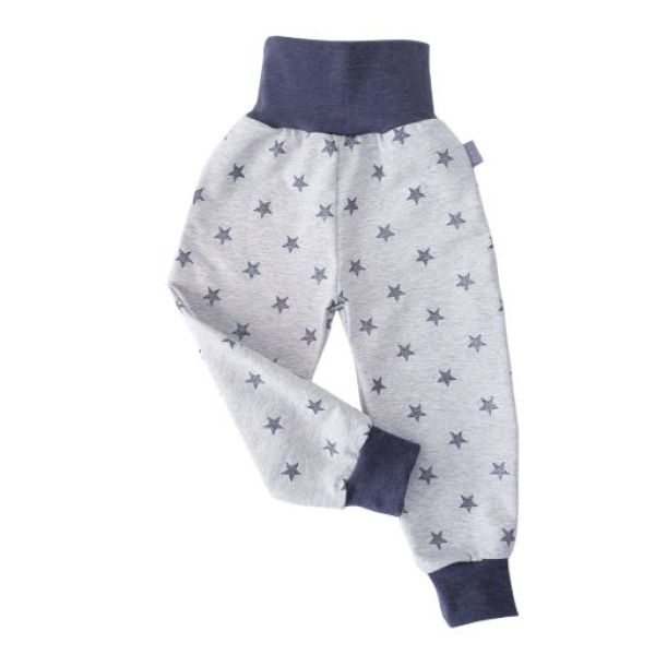 Jogging Pumphose Meliert Glitzersterne Grau