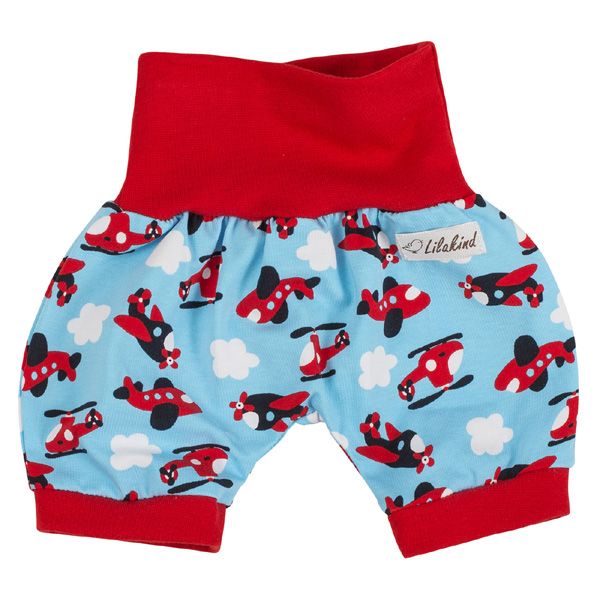 Shorts Flugzeuge Hubschrauber Blau Rot