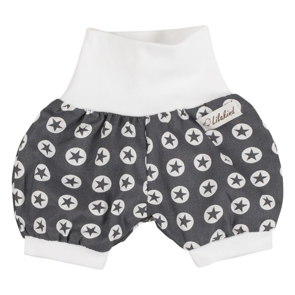 Kurze Baumwoll Hose Kreise Grau