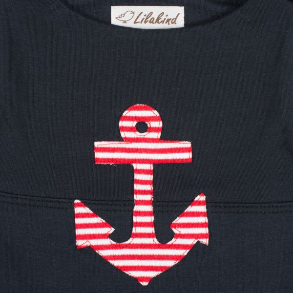 Baby Strampler Einteiler Strampelanzug Maritim Anker Unisex
