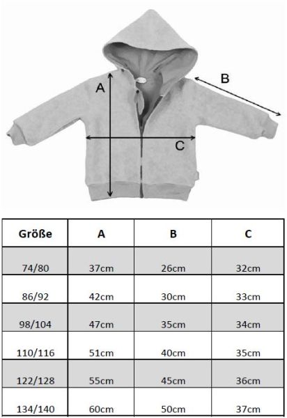 Walk Kapuzen Jacke Altrosa Sterne