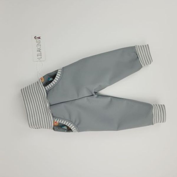 Softshellhose Grau Waldtiere Gr.56/62