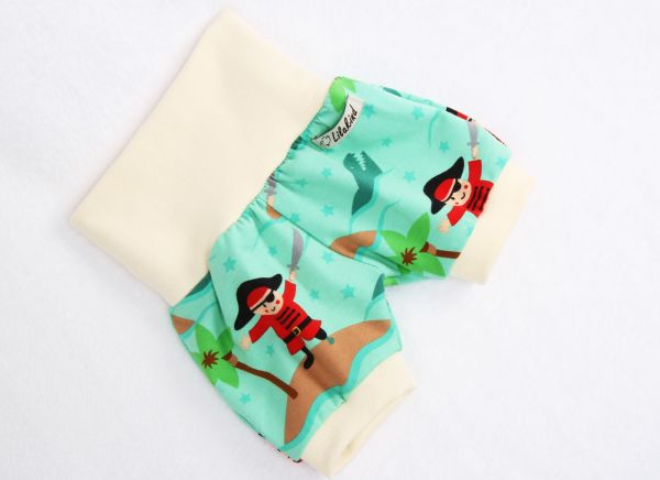 %Sale% Kurze Pumphose Shorts Buxe Sommerhose Piraten Motiv 62/68