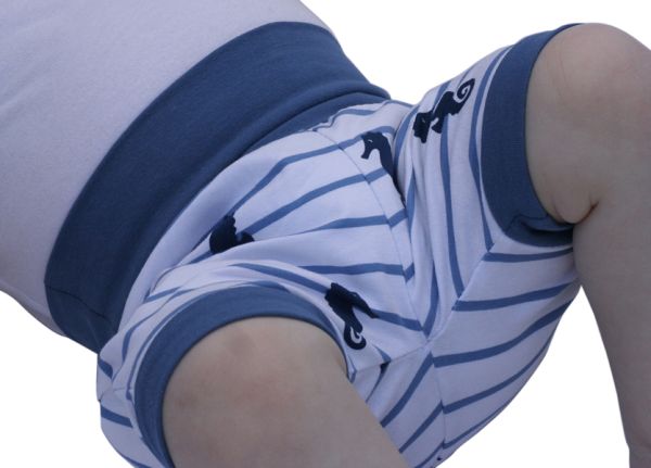 Pumphose kurz Maritim